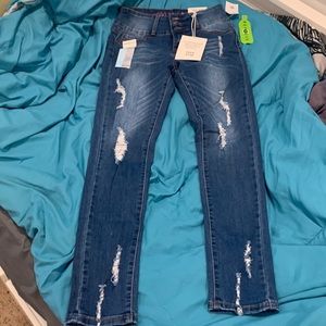 Gogo Star high rise girls ripped jeans